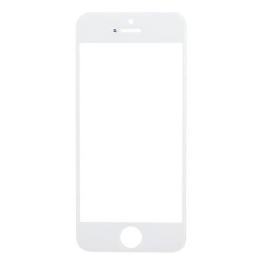 LCD klaas Apple iPhone 5S/SE koos raamiga ja OCA valge ORG