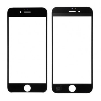 LCD stikls Apple iPhone 6S ar rāmi un OCA melns V2 ORG