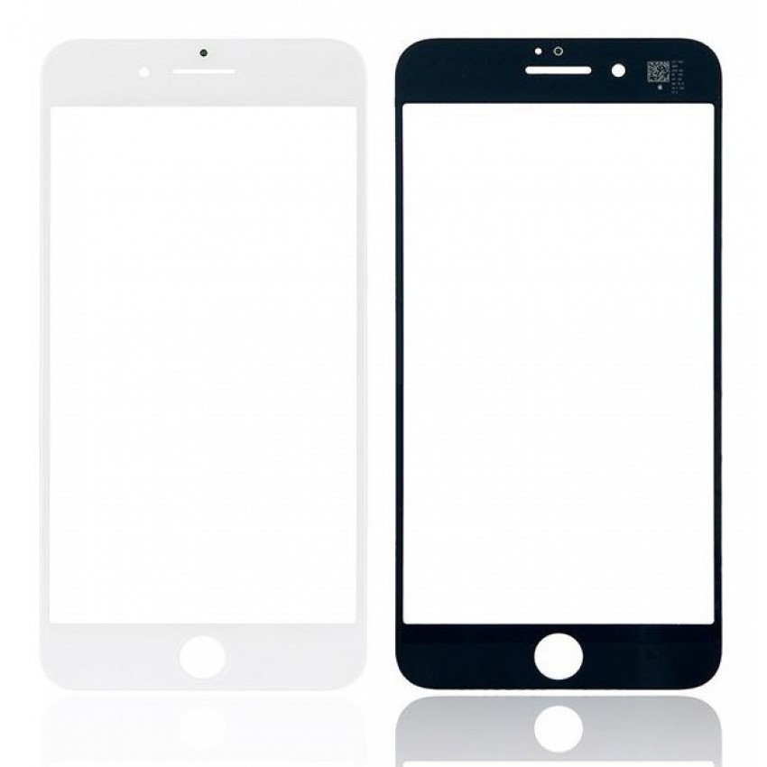 LCD klaas Apple iPhone 8 Plus koos raamiga ja OCA valge V2 ORG