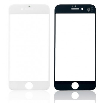 LCD stikls Apple iPhone 8/SE 2020 ar rāmi un OCA balts V2 ORG