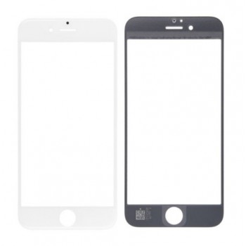 LCD stikls Apple iPhone 6S ar rāmi un OCA balts V2 ORG