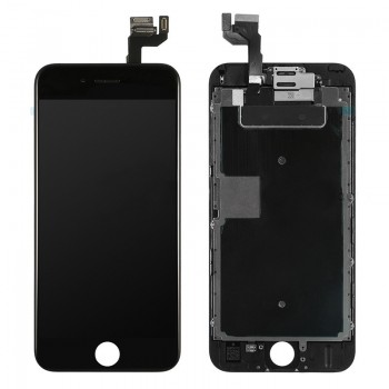 Displejs Apple iPhone 6S ar skārienjūtīgo paneli melns Tianma