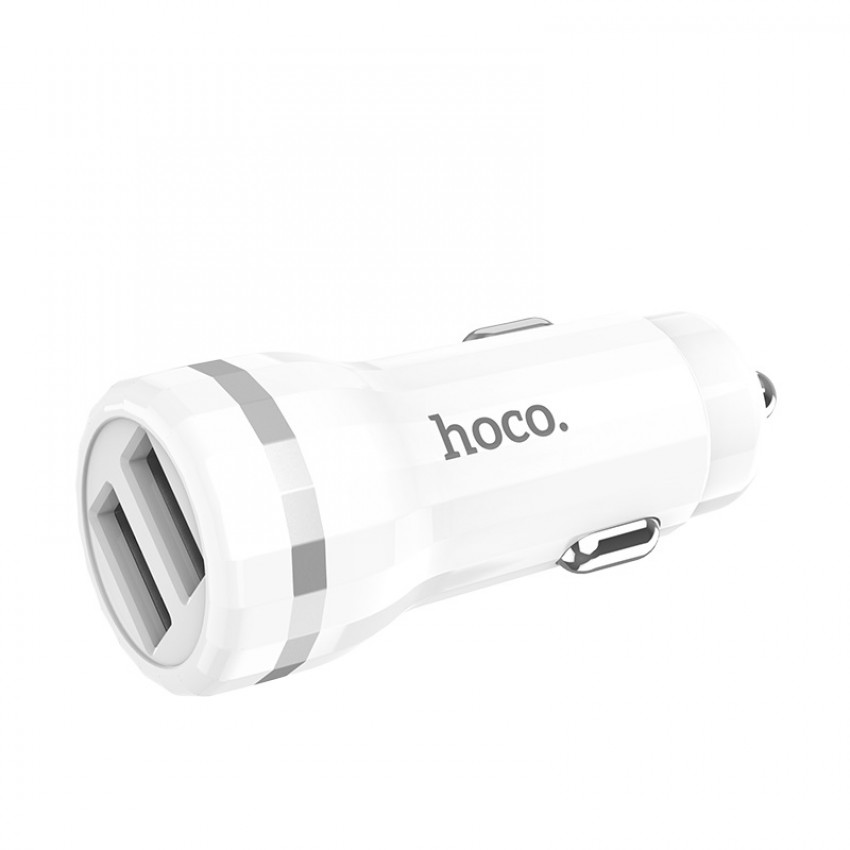 Car charger Hoco Z27 (2.4A) white