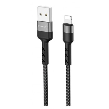 USB cable Borofone BX34 Lightning 1.0m black