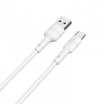 USB cable Borofone BX30 Type-C 1.0m silicone white