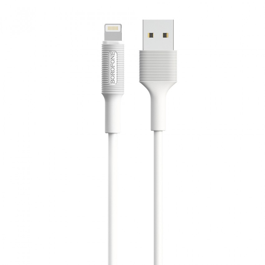 USB cable Borofone BX1 Lightning 1.0m white