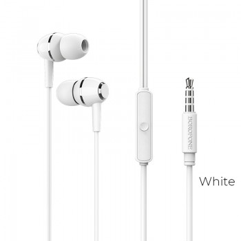 Headphones Borofone BM36 3.5mm white
