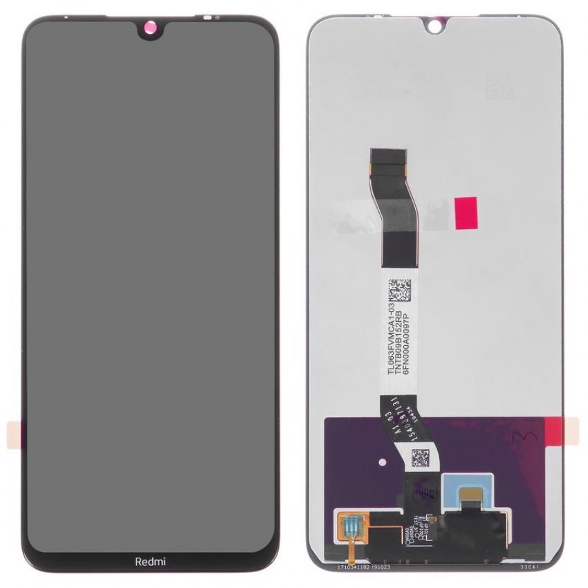 LCD ekraan Xiaomi Redmi Note 8 puutetundliku ekraaniga must ORG