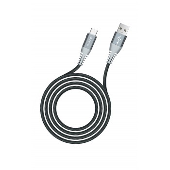 USB kabelis Devia Shark Type-C 1.5m 5A balts