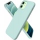 Telefoniümbris Liquid Silicone 1.5mm Apple iPhone 7/8/SE 2020/SE 2022 piparmündi värv