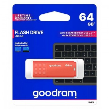 USB zibatmiņa Goodram UME3 64GB USB 3.0 oranžs