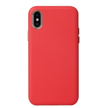 Telefoniümbris Leather Case Apple iPhone 12 mini punane
