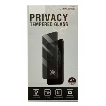 LCD kaitsev karastatud klaas Full Privacy Apple iPhone 6/6S valge