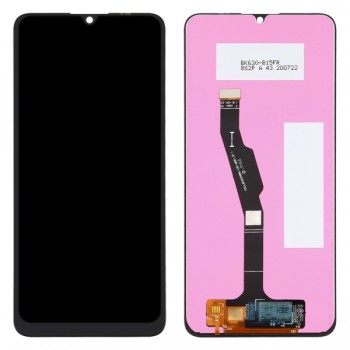 Displejs Huawei Y6P ar skārienjūtīgo paneli melns ORG
