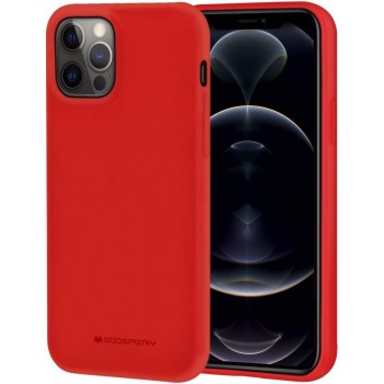 Maciņš Mercury Soft Jelly Case Apple iPhone 12/12 Pro sarkans