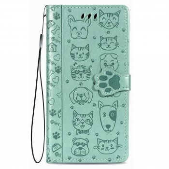 Telefoniümbris Cat-Dog Samsung A515 A51 roheline