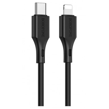 USB kabelis Borofone BX49 PD Type-C uz Lightning 1.0m melns