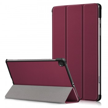 Maciņš Smart Leather Huawei MediaPad T5 10.1 bordo