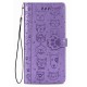 Case Cat-Dog Samsung A025G A02s purple