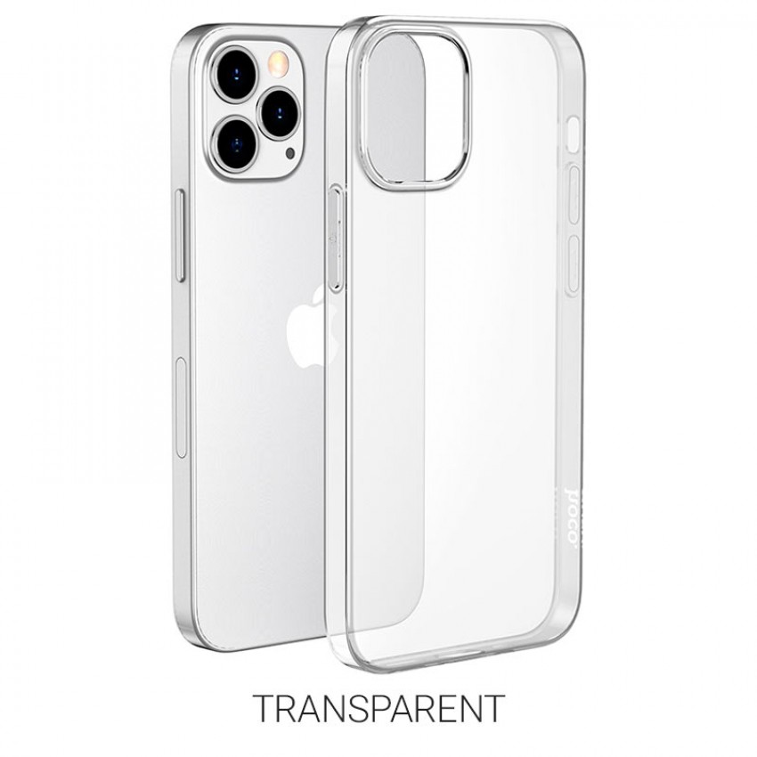 Telefoniümbris Hoco TPU Magnetic Protective Apple iPhone 12 Pro Max läbipaistev