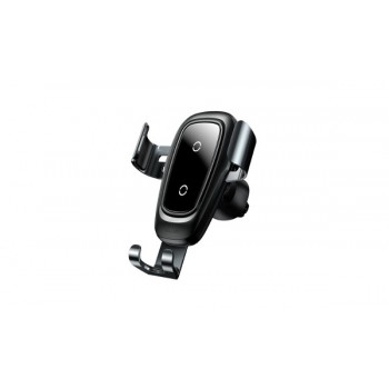 Car charger-holder Baseus Wireless Charger Gravity Car Mount black wireles  WXYL-01