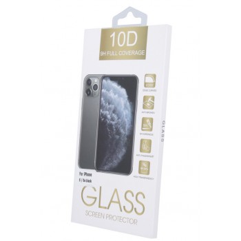 LCD kaitsev karastatud klaas 10D Full Glue Samsung G990 S21 FE 5G kumer must