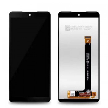Displejs Samsung G525 Xcover 5 ar skārienjūtīgo paneli melns ORG