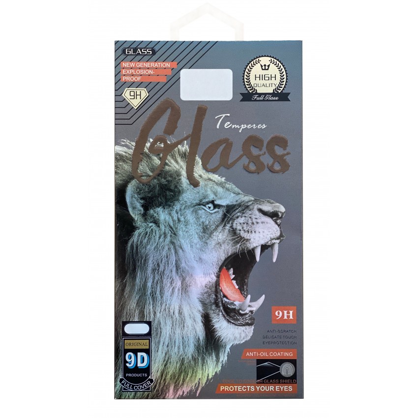 LCD aizsargstikls 9D Full Glue Apple iPhone 13 Pro Max melns