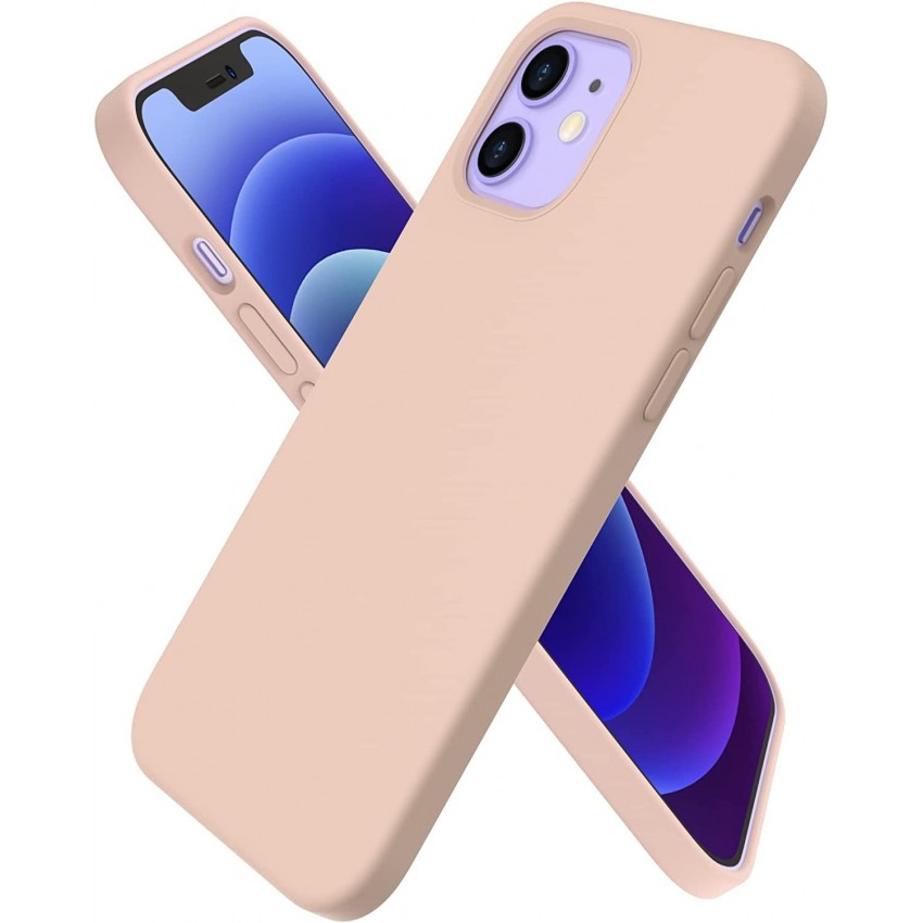 Telefoniümbris Liquid Silicone 1.5mm Apple iPhone 13 mini roosa
