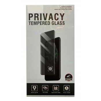 LCD aizsargstikls Full Privacy Apple iPhone 12/12 Pro melns