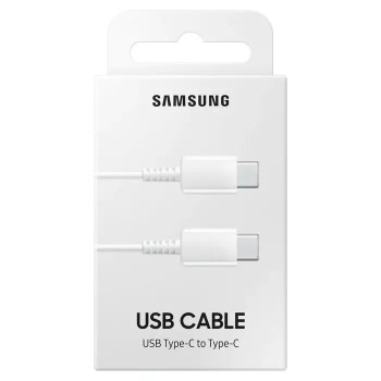 USB kabelis Samsung EP-DA705BWEGWW Type-C-Type-C 1.0m balts