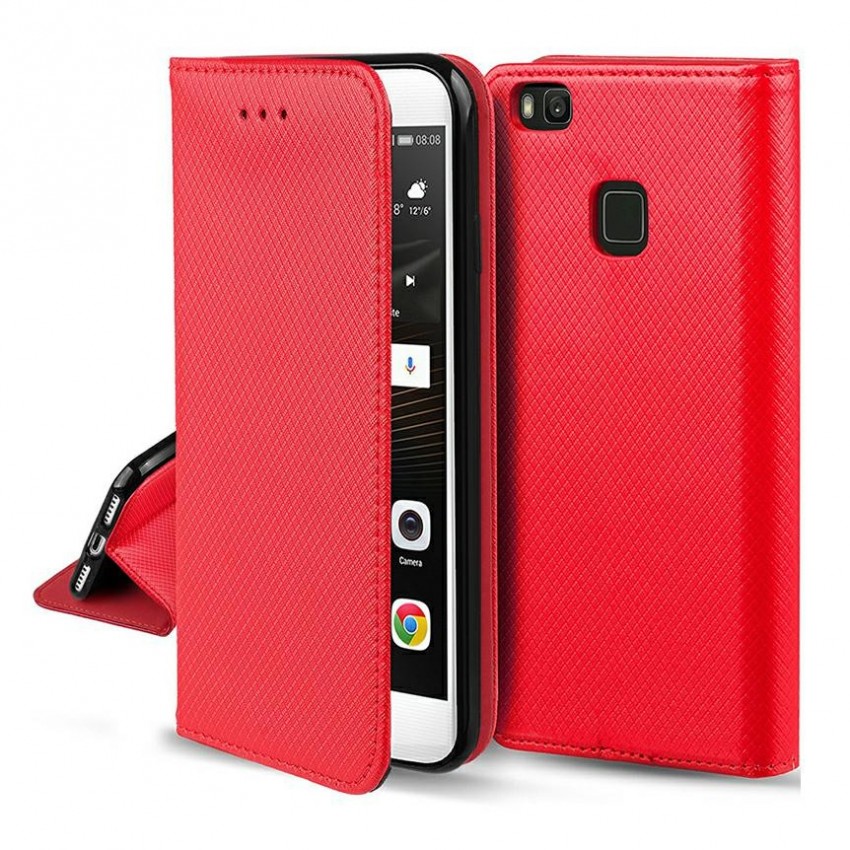 Telefoniümbris Smart Magnet Xiaomi Redmi 10/Redmi 10 2022 punane
