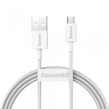 USB cable Baseus Superior from USB to microUSB 2A 1.0m white CAMYS-02