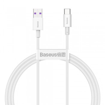 USB kaabel Baseus Superior alates USB kuni Type-C 66W 2.0m valge CATYS-A02