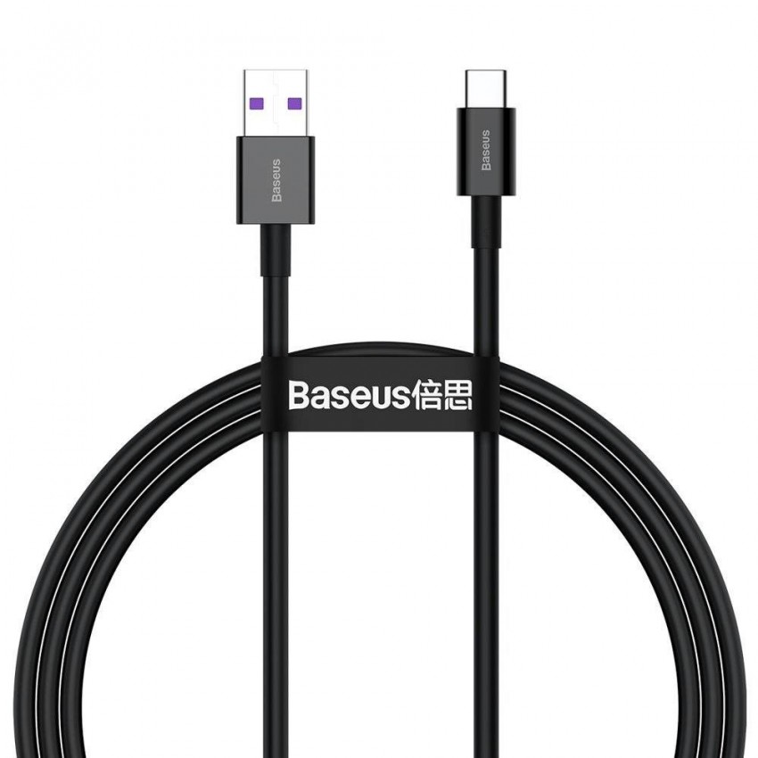 USB caabel Baseus Superior alates USB kuni Type-C 66W 2.0m must CATYS-A01