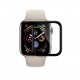 LCD kaitsev karastatud klaas 3D Full Glue Apple Watch 44mm must