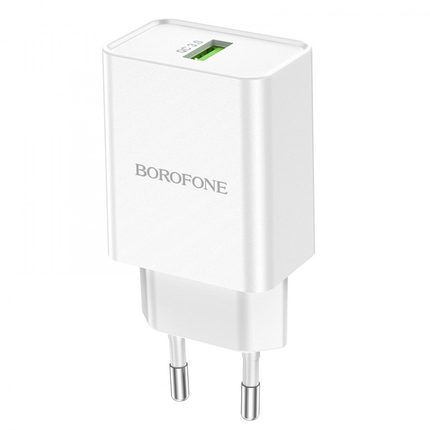 Lādētājs Borofone BN5 QC 3.0 18W balts