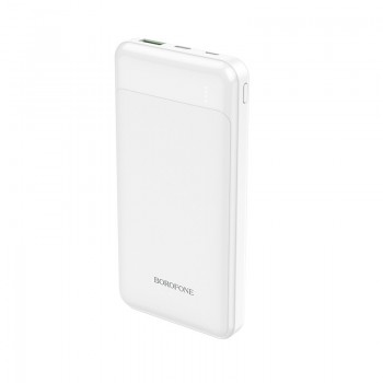 External battery Power Bank Borofone BJ19 Type-C PD 20W+Quick Charge 3.0 10000mAh white