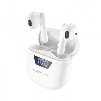 Wireless headphones Borofone BW05 Pure TWS white