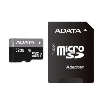 Memory card ADATA microSD 32GB (UHS-I Class 10) + SD adapter