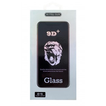 LCD aizsargstikls 9D Gorilla Apple iPhone 14 Plus melns