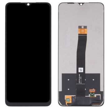Displejs Xiaomi Redmi 10C/Poco C40 ar skārienjūtīgo paneli melns ORG
