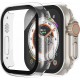 LCD aizsargstikls/vāciņš 360 degree cover Apple Watch 45mm caurspīdīgs