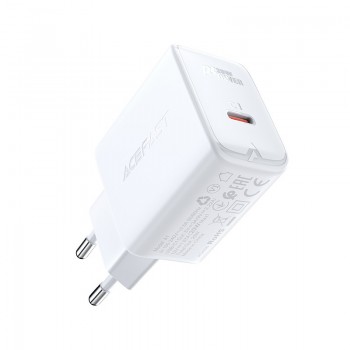 Charger Acefast A1 PD20W USB-C white