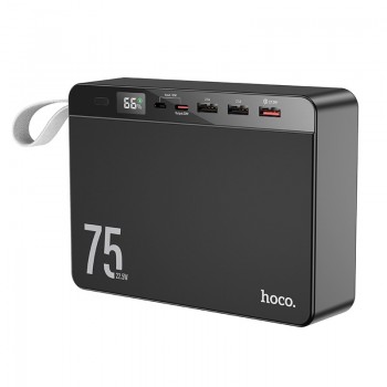 External battery Power Bank Hoco J94 Overlord 22.5W 75000mAh black