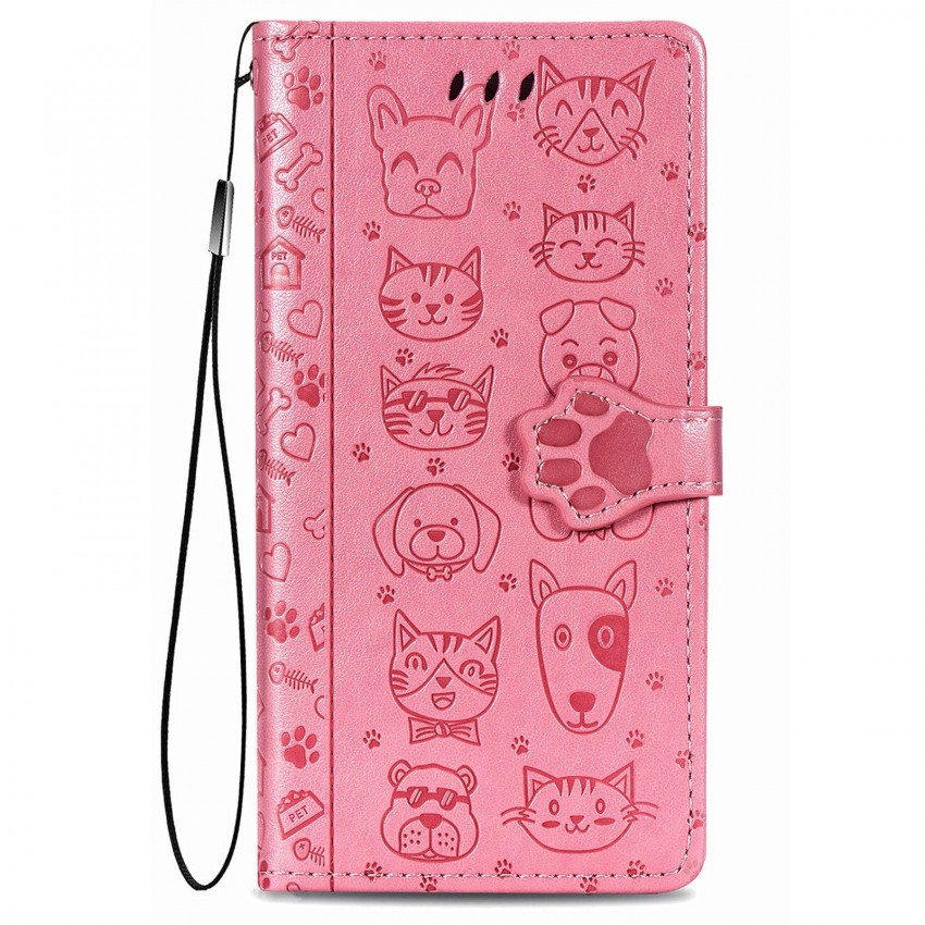 Maciņš Cat-Dog Samsung A546 A54 5G rozā