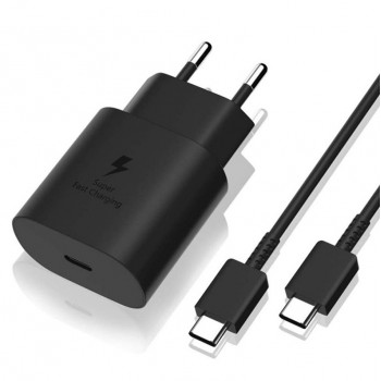 Charger Samsung EP-TA800NB 25W + Type-C cable 25W black