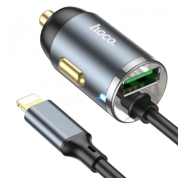 Autolaadija Hoco NZ7 PD20W+QC3.0 Lightning/USB-A