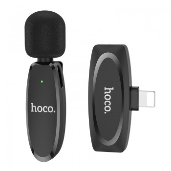 Microphone Hoco L15 Lightning black