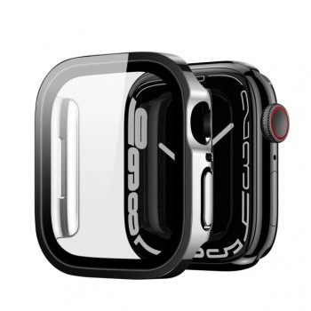 LCD kaitsev karastatud klaas/ümbris Dux Ducis Hamo Apple Watch 44mm must